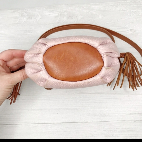 Valentina MiniBucket Leather Tassel Crossbody - Picture 4 of 7